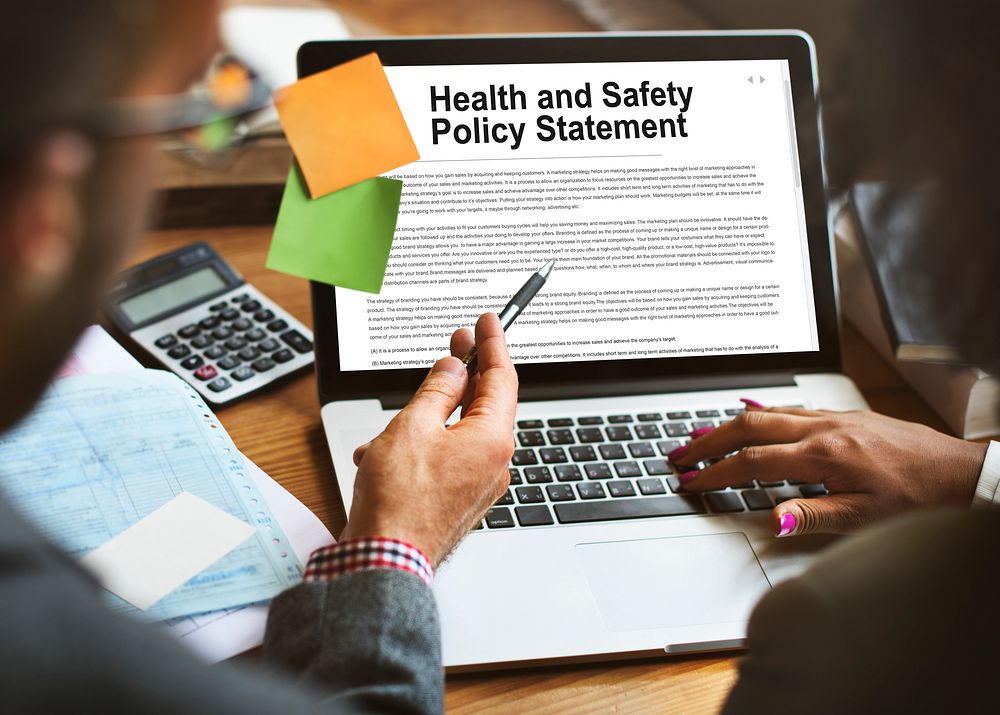 Health and Safety Policy Statement Form Concept