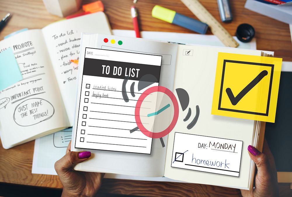 To Do List Time Management Concept