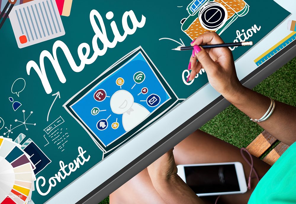 Media Multimedia Social Media Online Concept