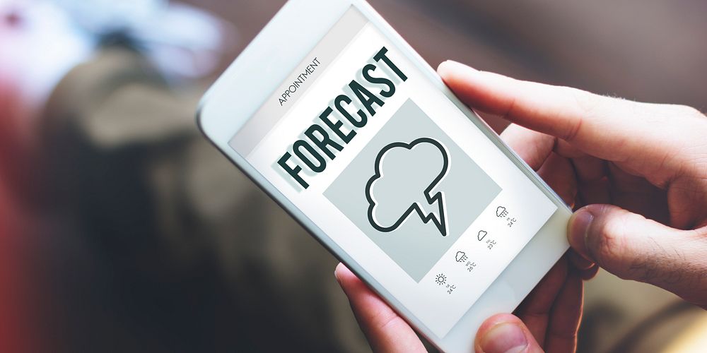 Forecast Overcast Weather Report Concept