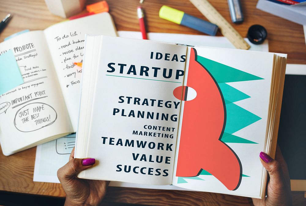 Ideas Start up Strategy Teamwork Value Concept