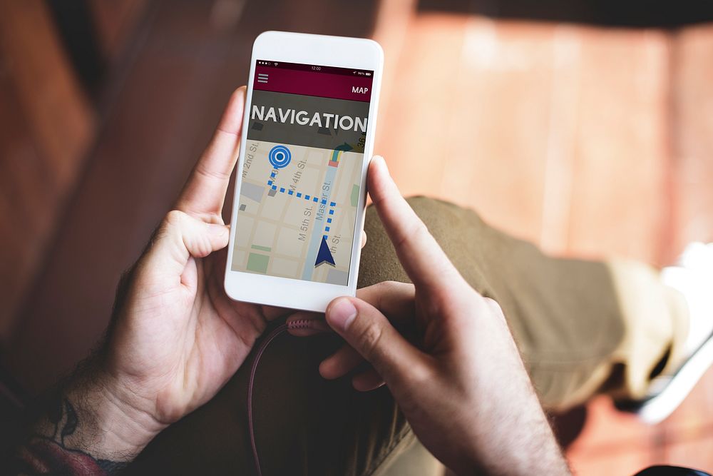 Navigation Location Travel Search Trip Concept