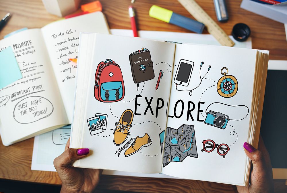 Explore Exploration Travel Journey Backpacker Concept