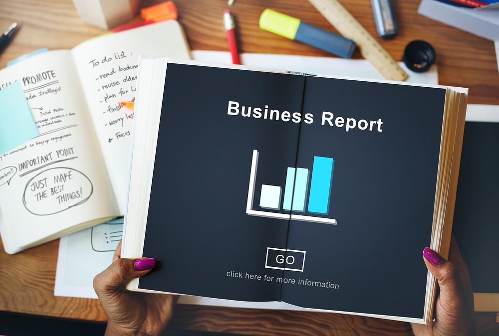 Business Report Analytics Analysis Statistics Concept