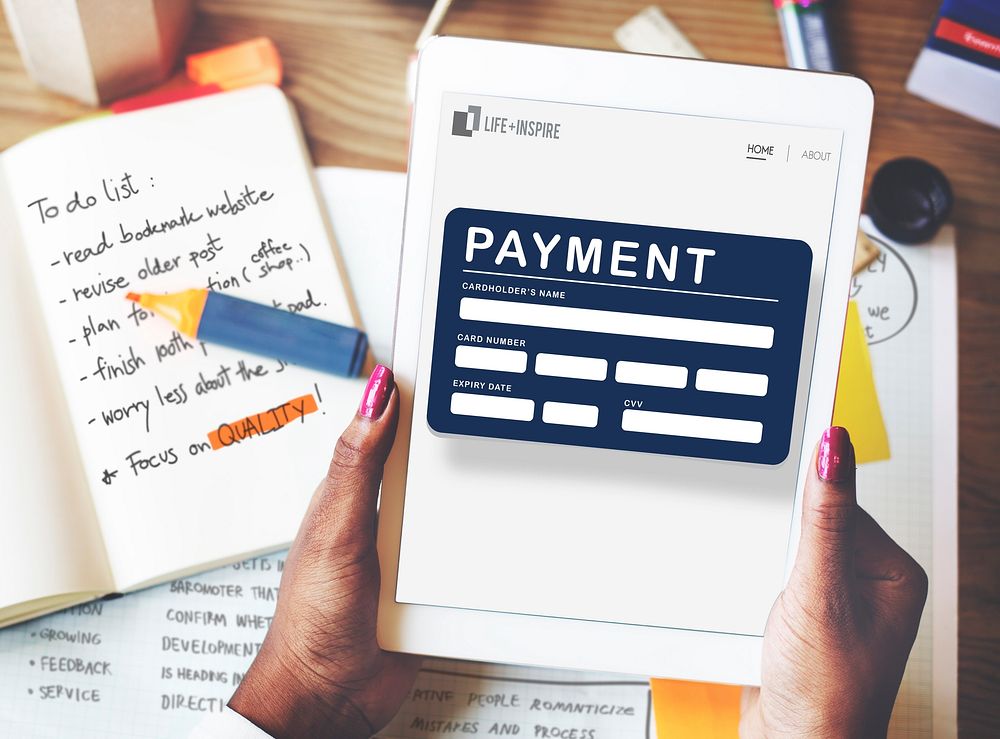 Payment Electronic E-commerce Credit E-payment Concept