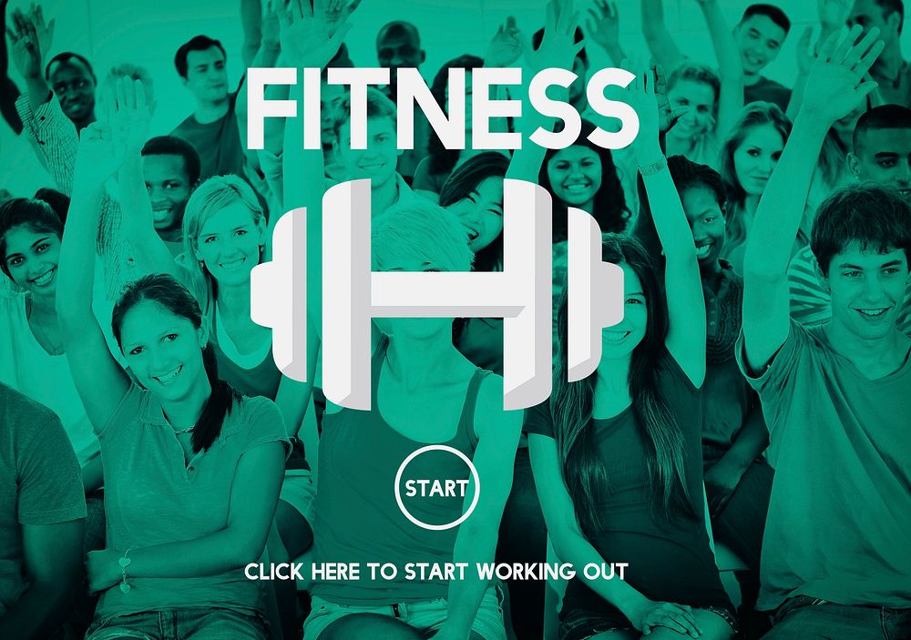 Fitness Gym Exercise Weight Icon Concept