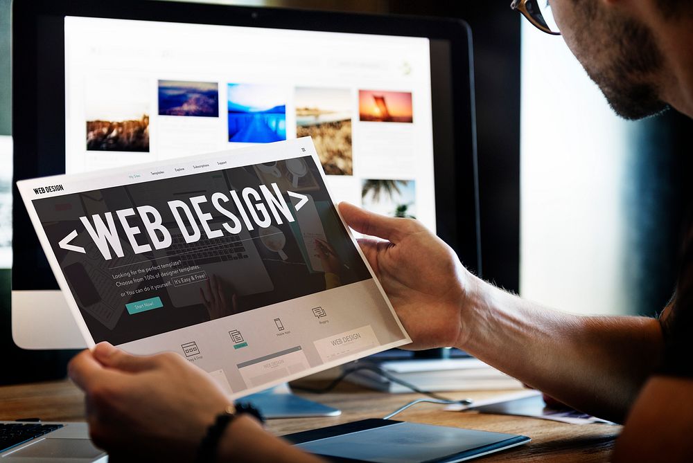 Web Design Digital Media Layout Homepage Page Concept