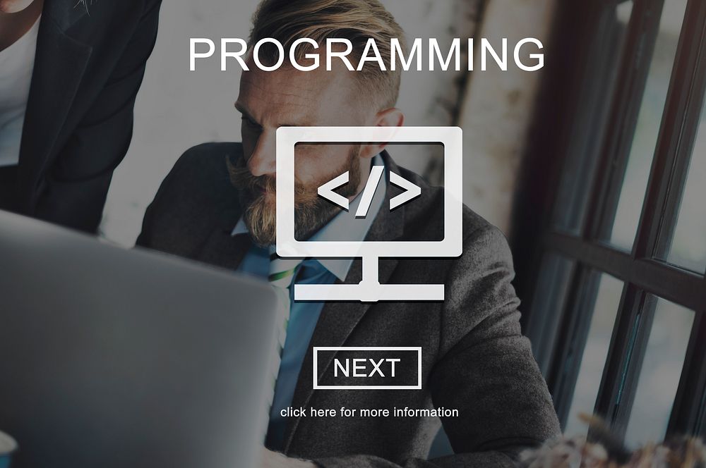 Programming Applications Computer Digital Technology Concept