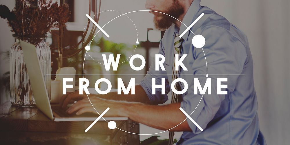 Work From Home Workplace Lifestyle Concept