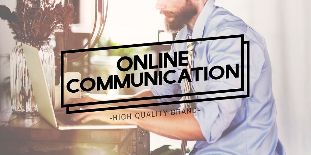Online Communication Digital Analysing Concept