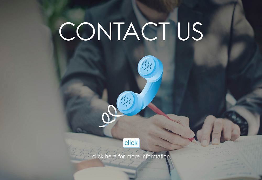 Conatct Us Assistance Correspondence Customer Concept