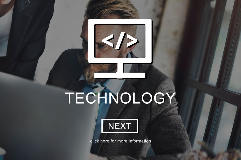 Technology Responsive Design Homepage Website Concept