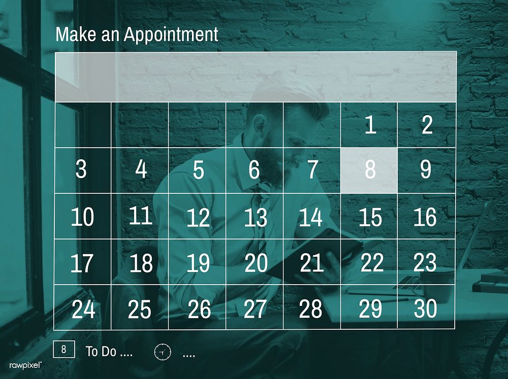 Make An Appointment Calender Reminder Concept