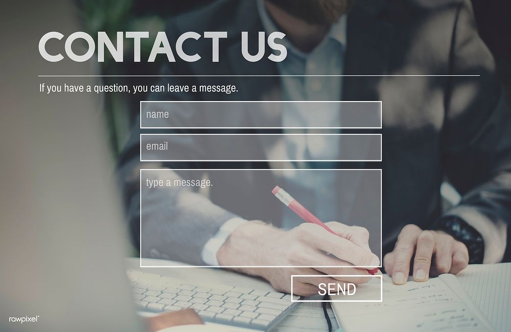 Contact Us Service Support Information Feedback Concept