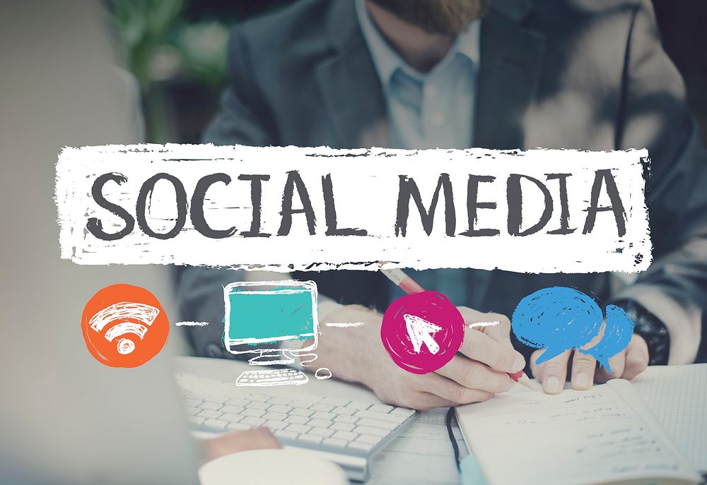 Social Media Networking Connection Merketing Concept