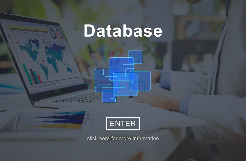 Database Online Technology Website Storage Concept