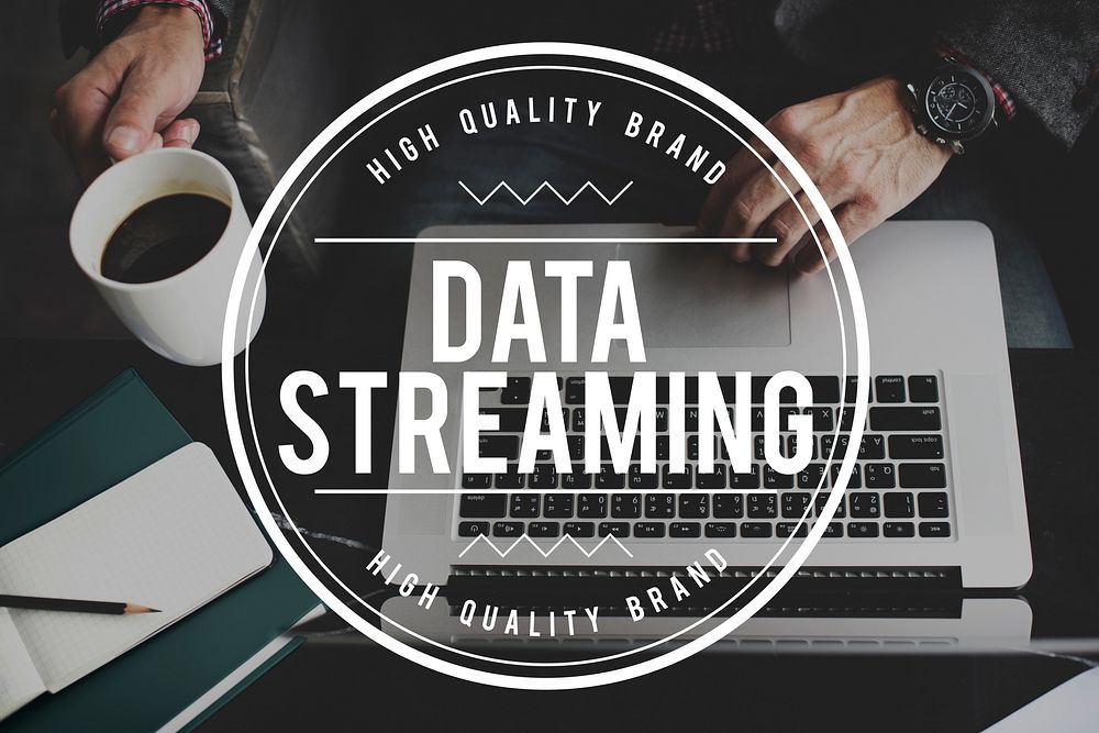 Data Streaming Media Connection Concept
