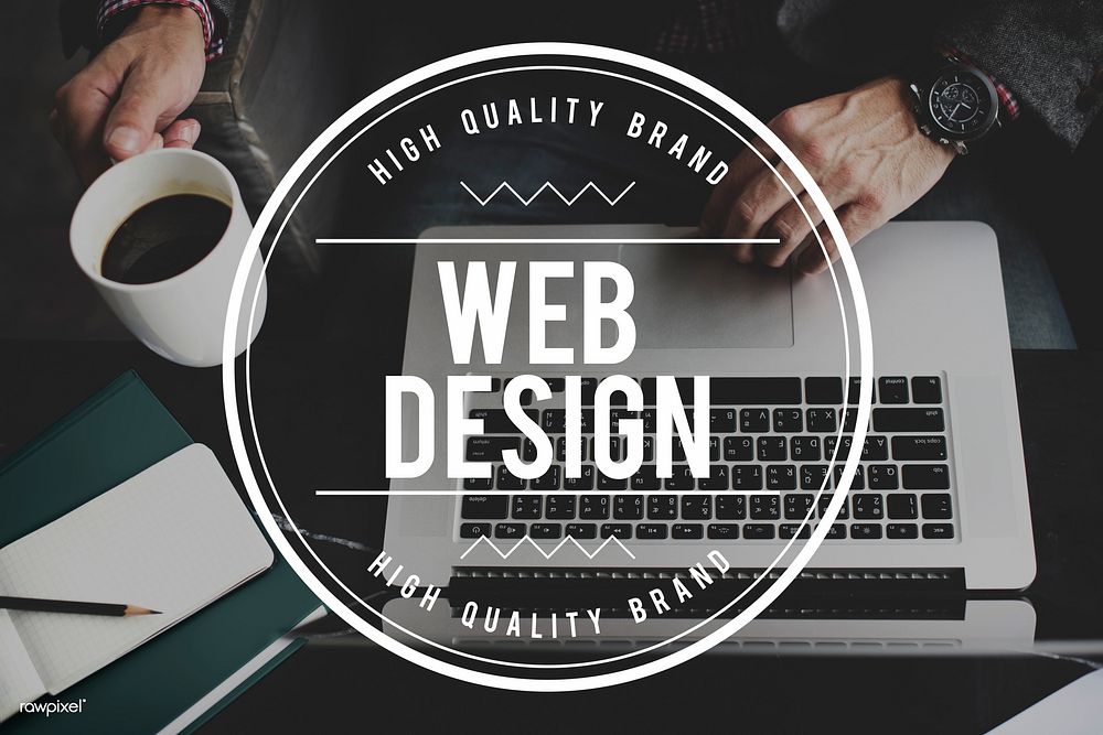 Web Design Homepage Digital Notebook Connection Concept
