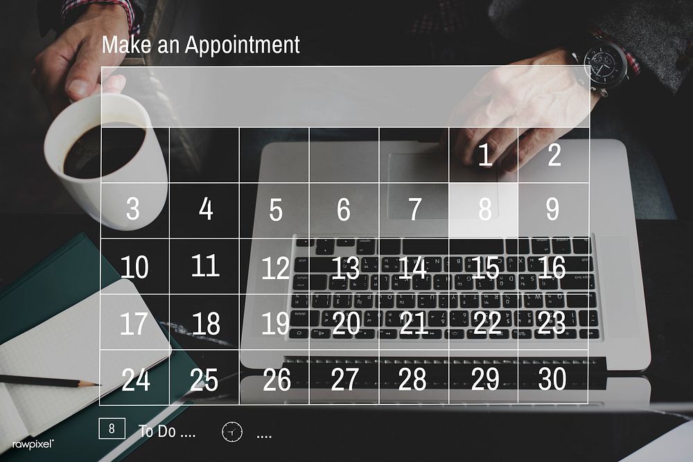 Appointment Agenda Calendar Meeting Plan Concept