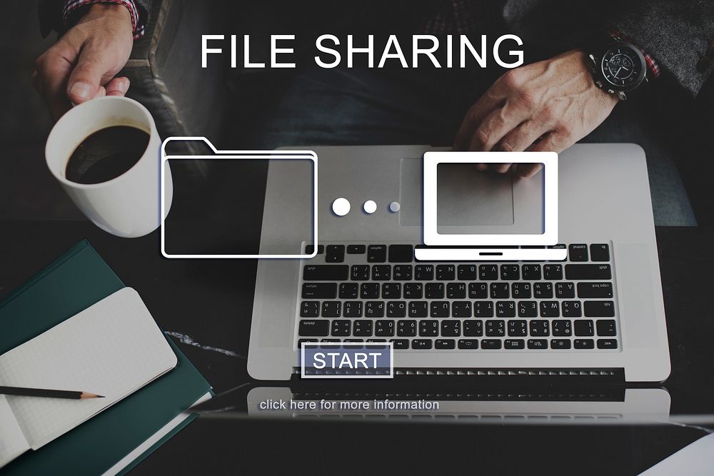 File Sharing Computer Data Digital Document Concept