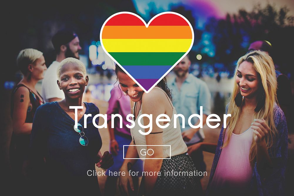 Transgender Equality Freedom Rainbow Symbol Concept