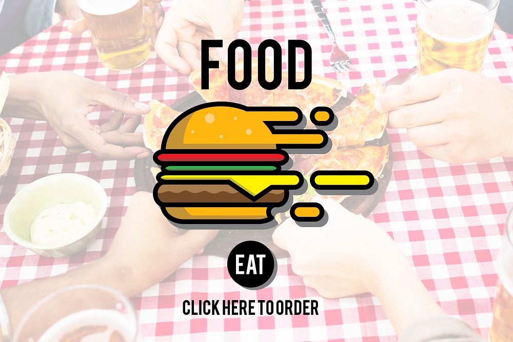 Food Burger Dining Eating Nourishment Concept