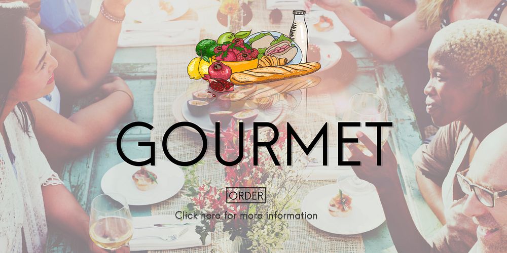 Gourmet Dining Eating Food Healthy Nutrition Concept