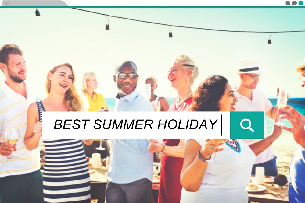 Best Summer Holiday Enjoyment Freedom Concept