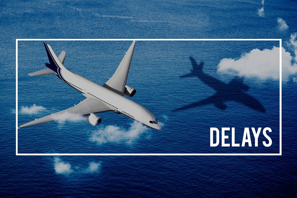 Delays Flight Journey Atrplane Reschedule Concept