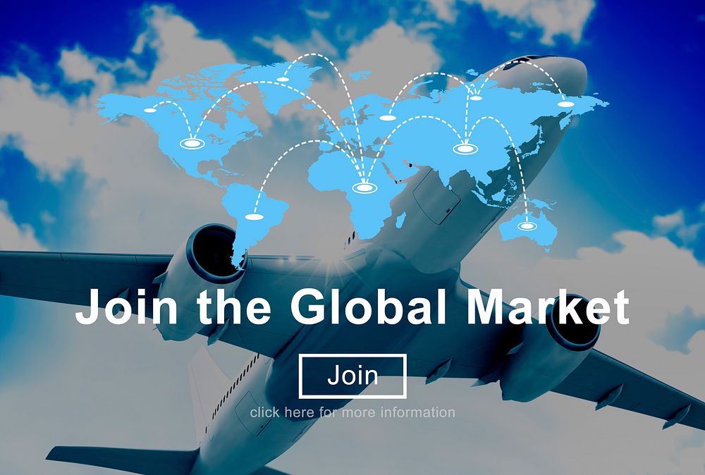 Join the Global Marketing Business Strategy Commerce Website Concept