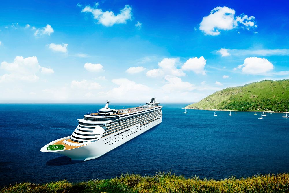 Cruise Destination Ocean Summer Island Concept
