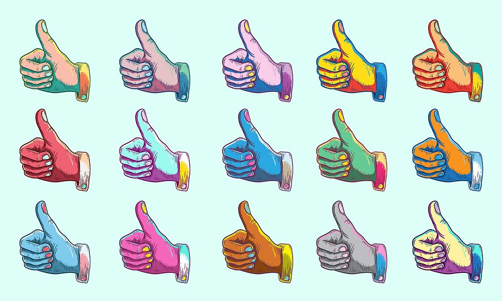 Agreement Thumbs up Symbol Concept