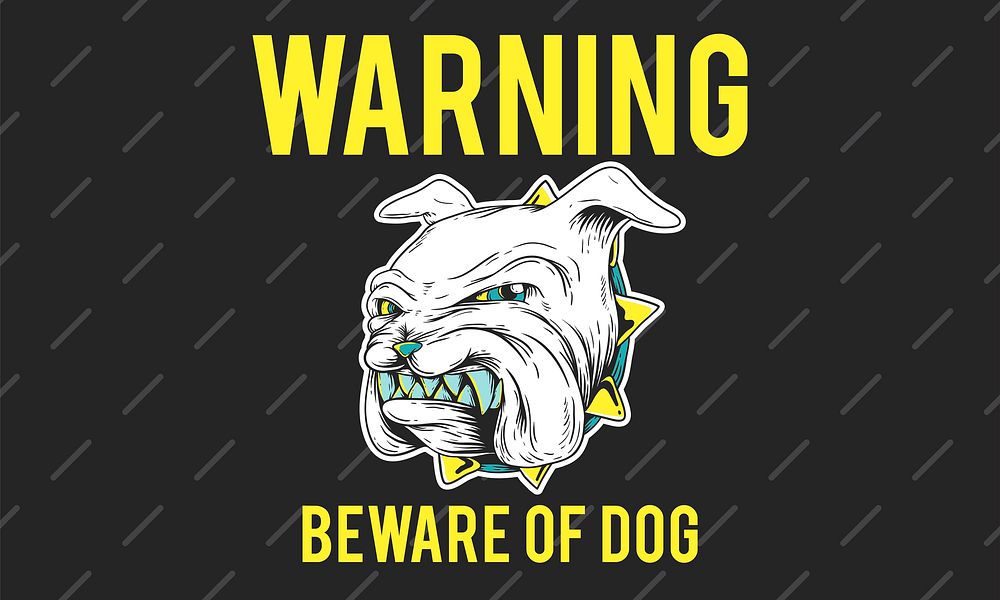 Beware of a Bulldog Grinding Its Teeth