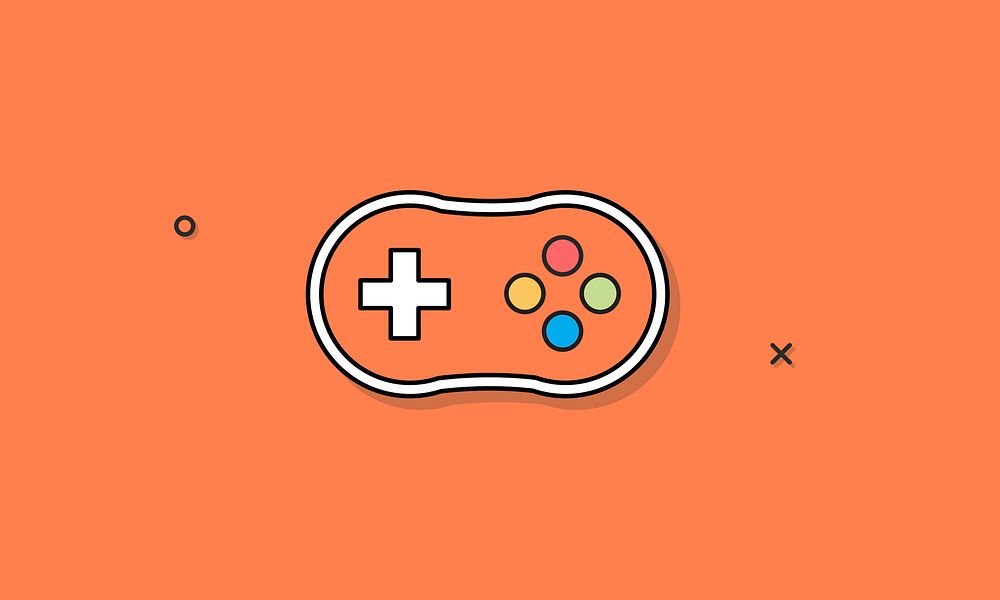 Illustration of game controller