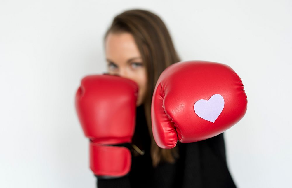 Love Design Sign Symbol Boxing Gloves