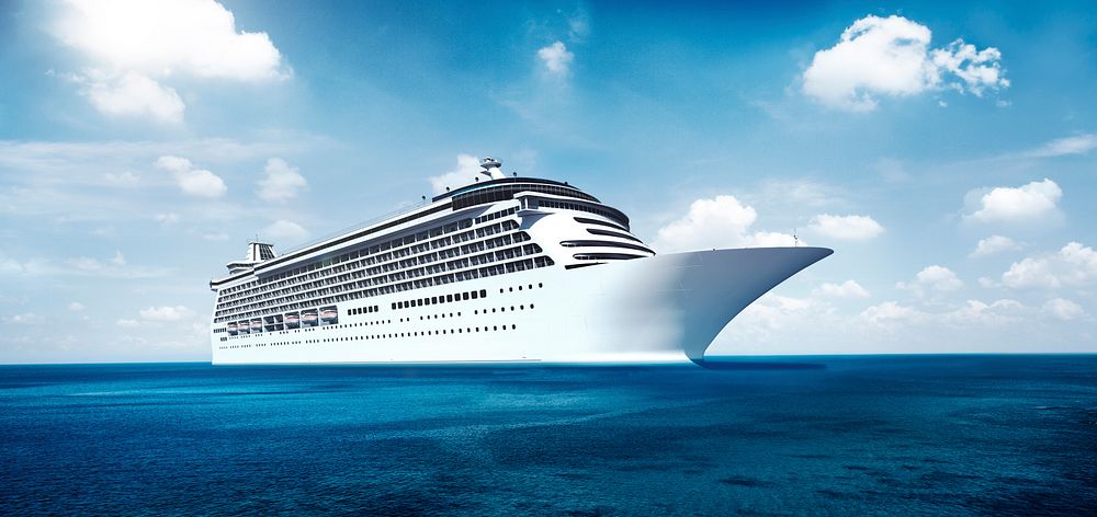 Sea Route Cruise Skyline Summer Concept