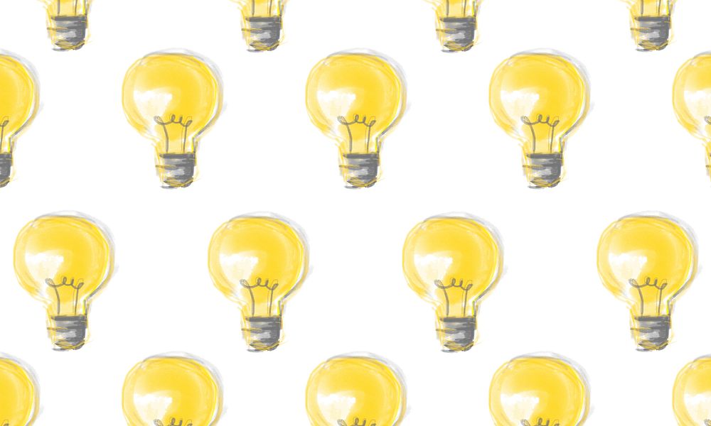 Light Bulb Idea Energy Symbol Concept
