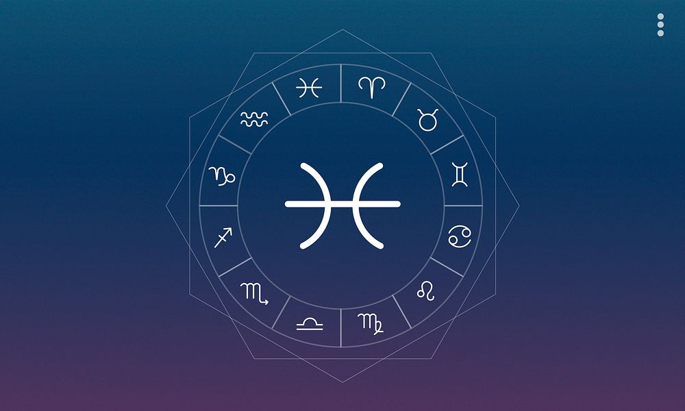 Pisces Horoscope Zodiac Fortune Symbol | Free Photo - rawpixel