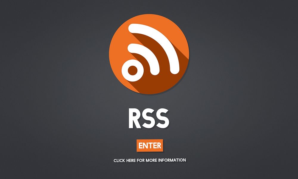 RSS Digital Announcement Network Technology Concept