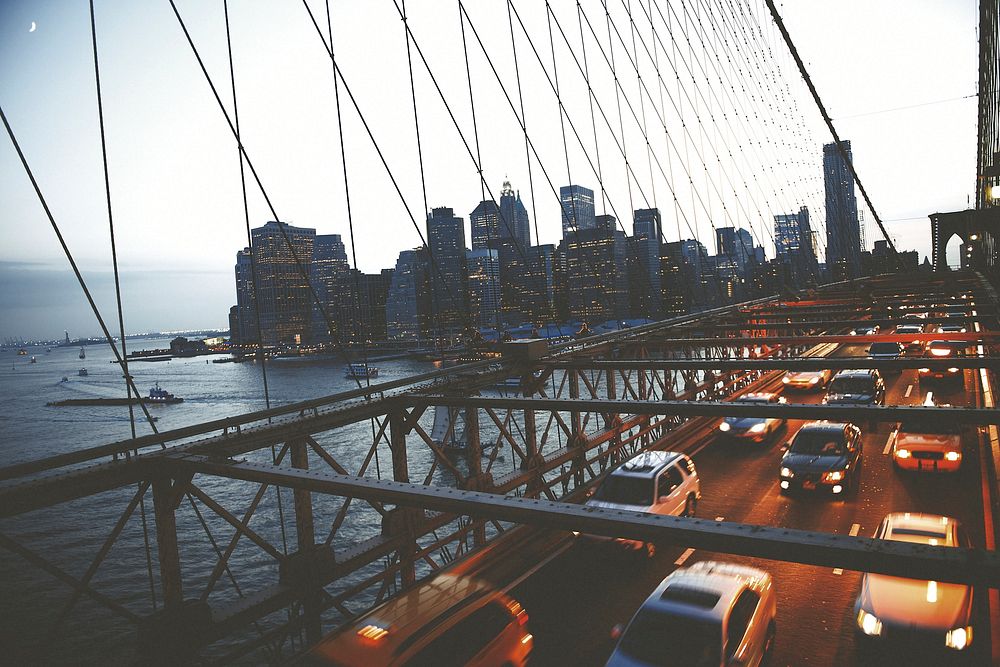 Brooklyn Bridge New York City Urban Metropolitan Concept
