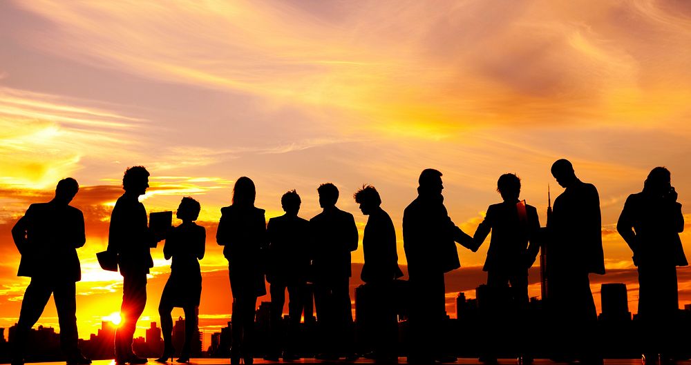 Group of diverse business people are having a meeting