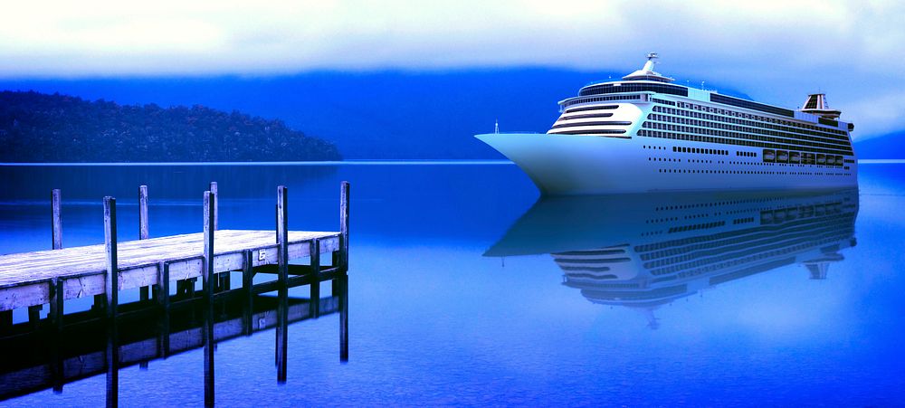 Tropical Island Cruise Vacation Holiday Tourism Concept