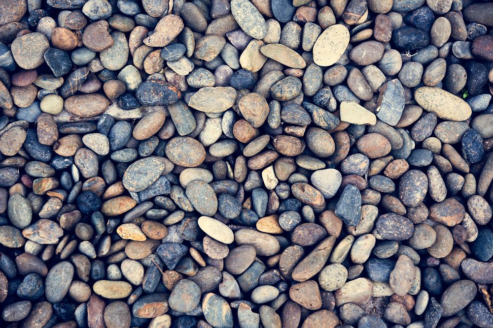 Color Sear River Pebble Stone Background