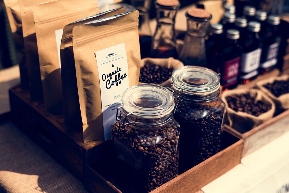 Begin a new day with organic coffee product