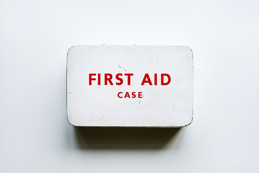 Vintage first aid case
