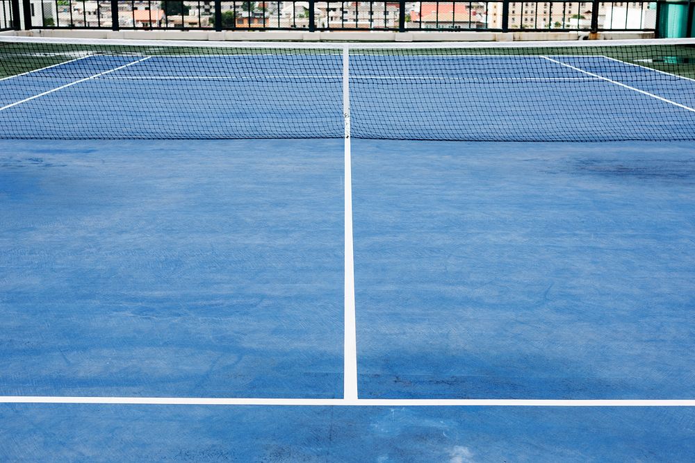Tennis Court Sport Match Play Game Concept