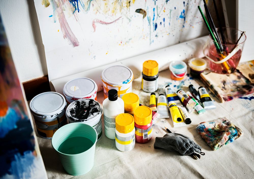 Art paint colors equipment hobby leisure
