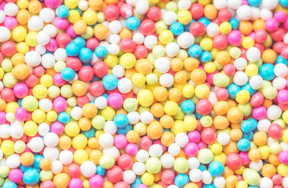 Closeup of colorful round textured background