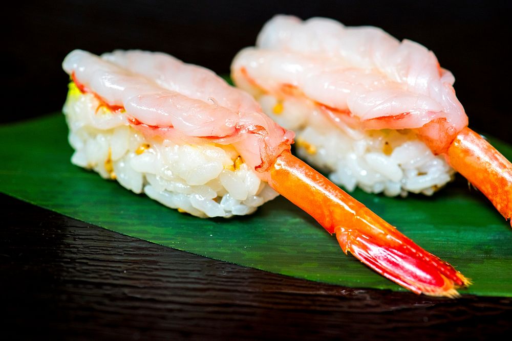 Ebi sushi japanese food healthy 