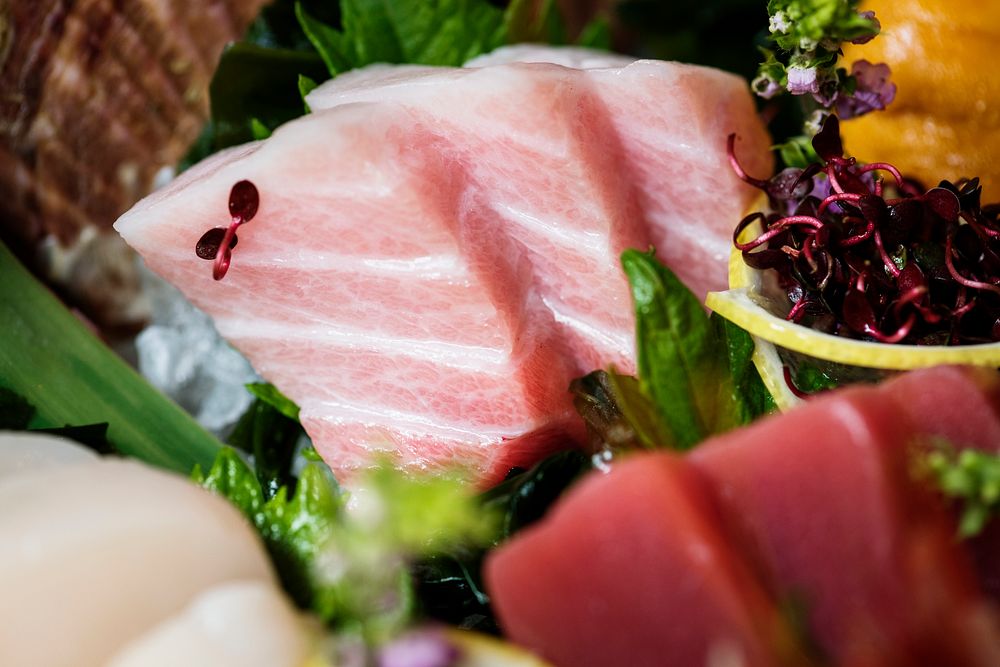 Sashimi japanese food healthy eating